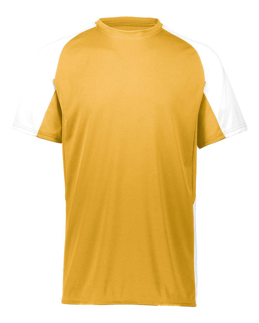 Men's Cutter Jersey - Front - B97534163 - Athletic Gold/ White