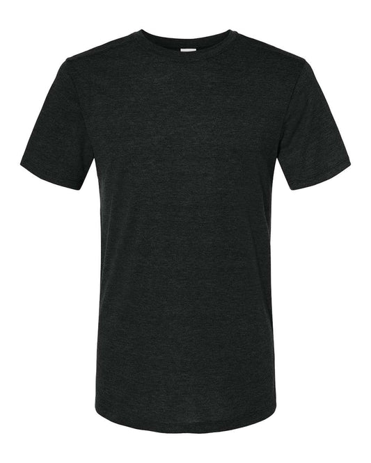 Unisex Triblend T-Shirt - Front - B00234503 - Black Heather