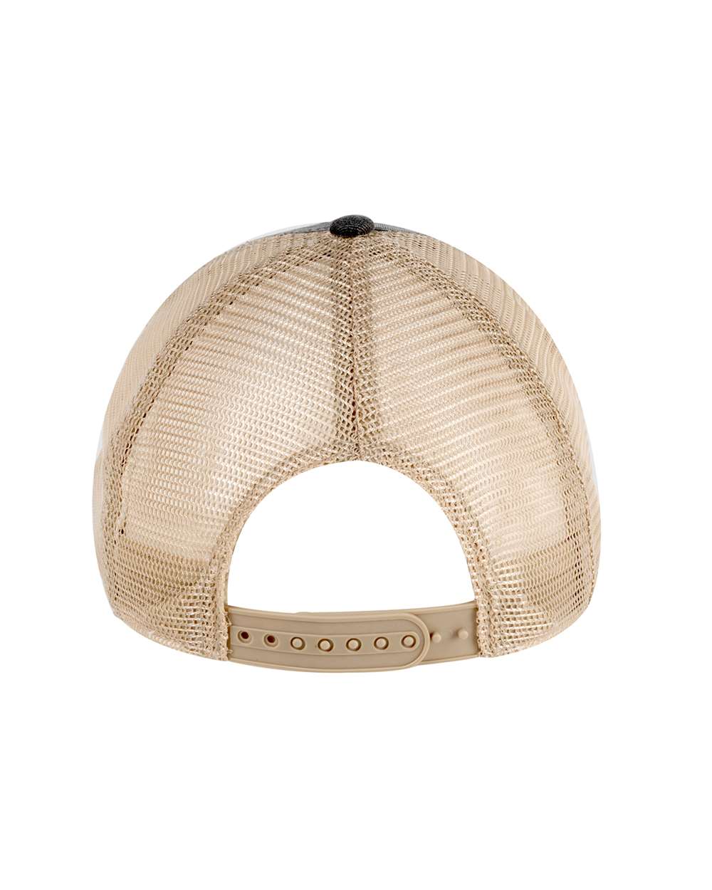 Pigment-Dyed Trucker Cap - Back - B558F0770 - Black/ Khaki