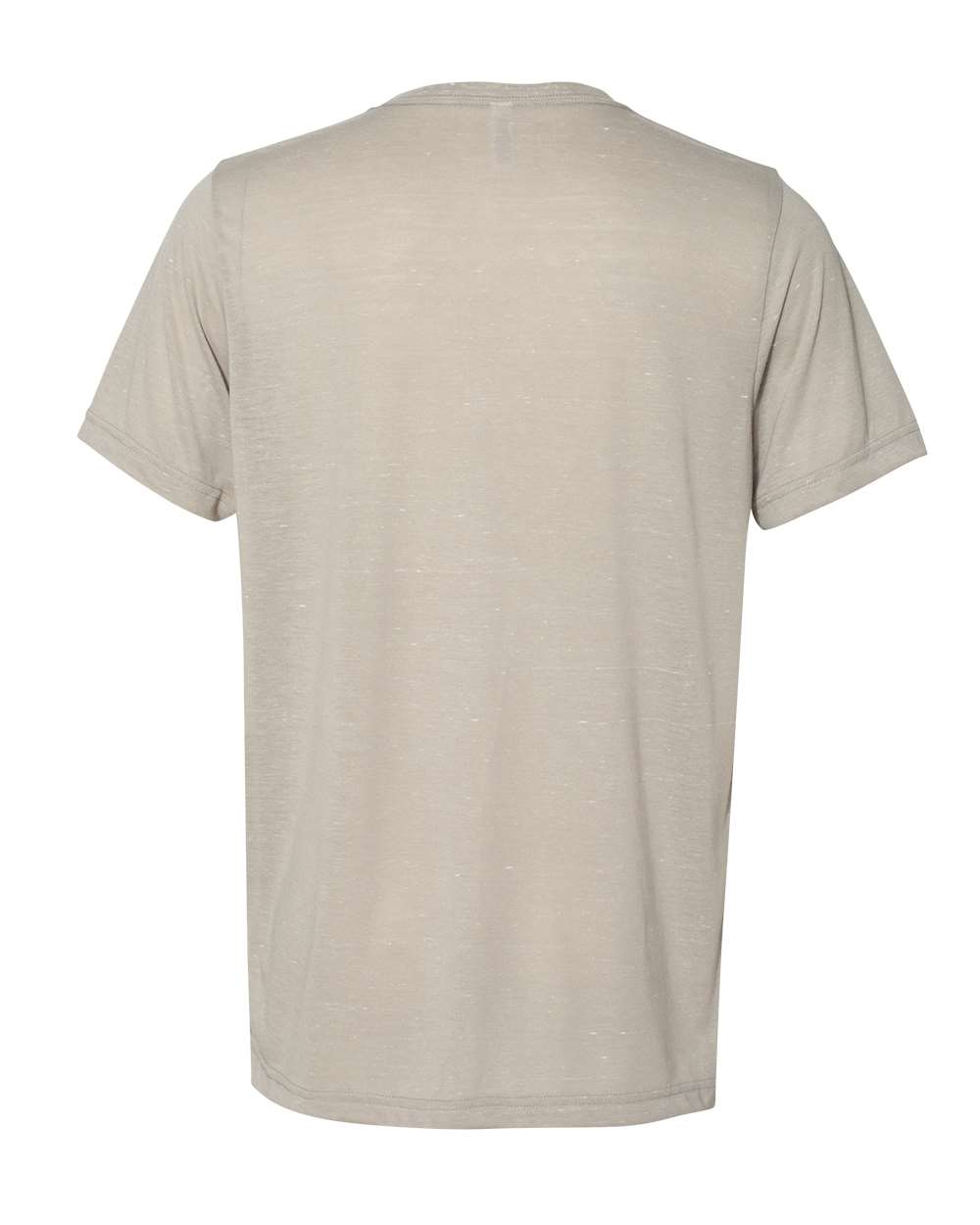 Unisex Textured Jersey V-Neck Tee - Back - B03406732 - Stone Marble