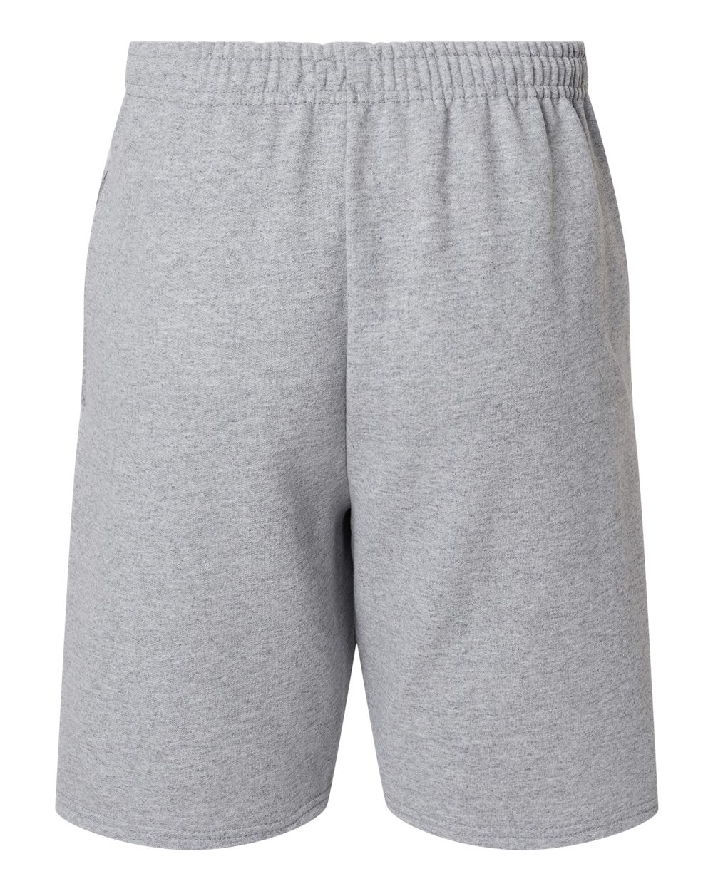Unisex Nublend® Fleece Shorts - Back - B01035583 - Athletic Heather