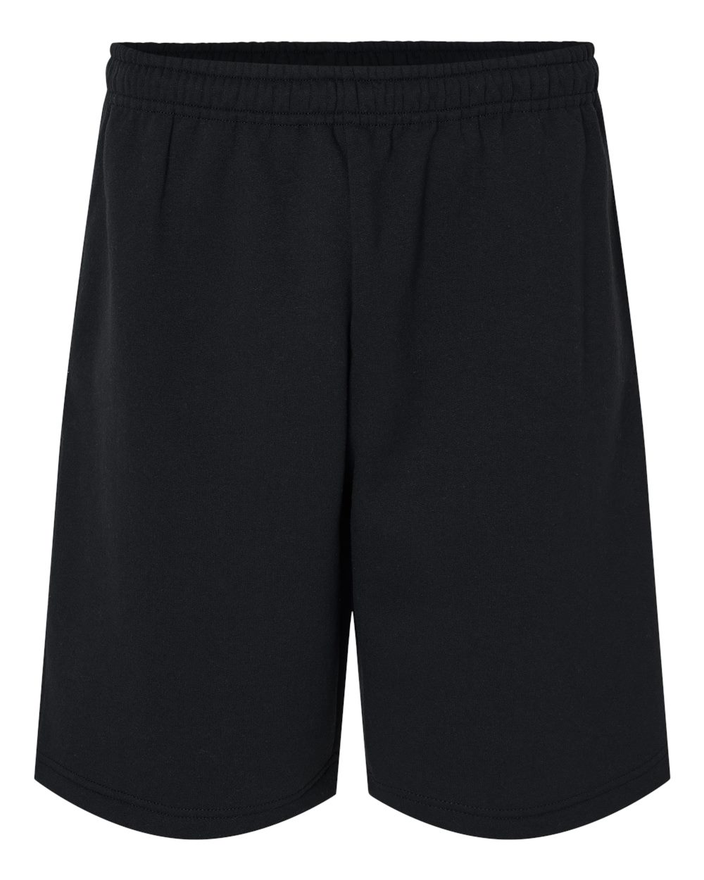 Unisex Nublend® Fleece Shorts - Front - B01035503 - Black