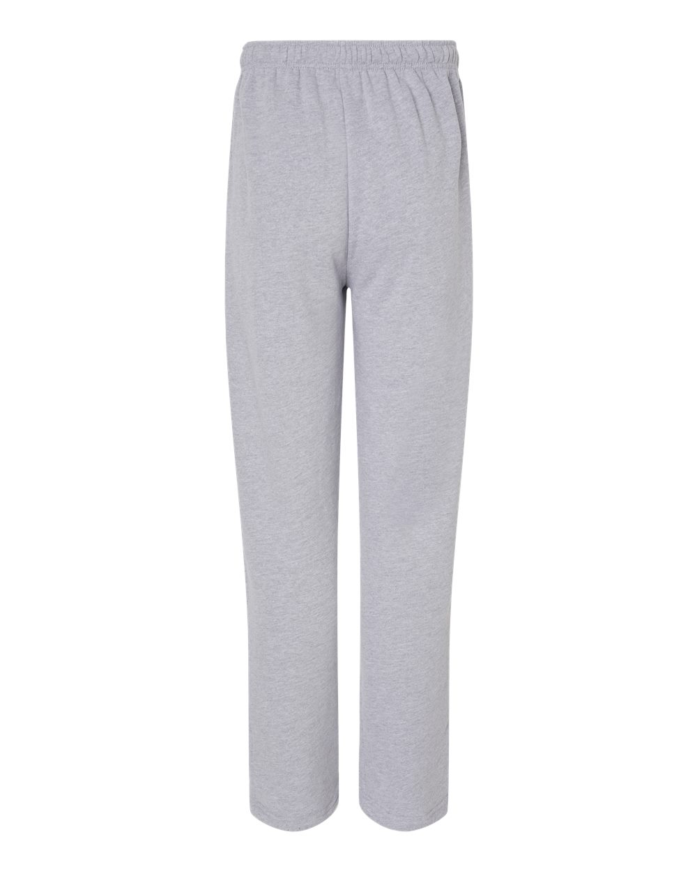Unisex Sponge Fleece Straight Leg Sweatpants - Back - B07406582 - Athletic Heather