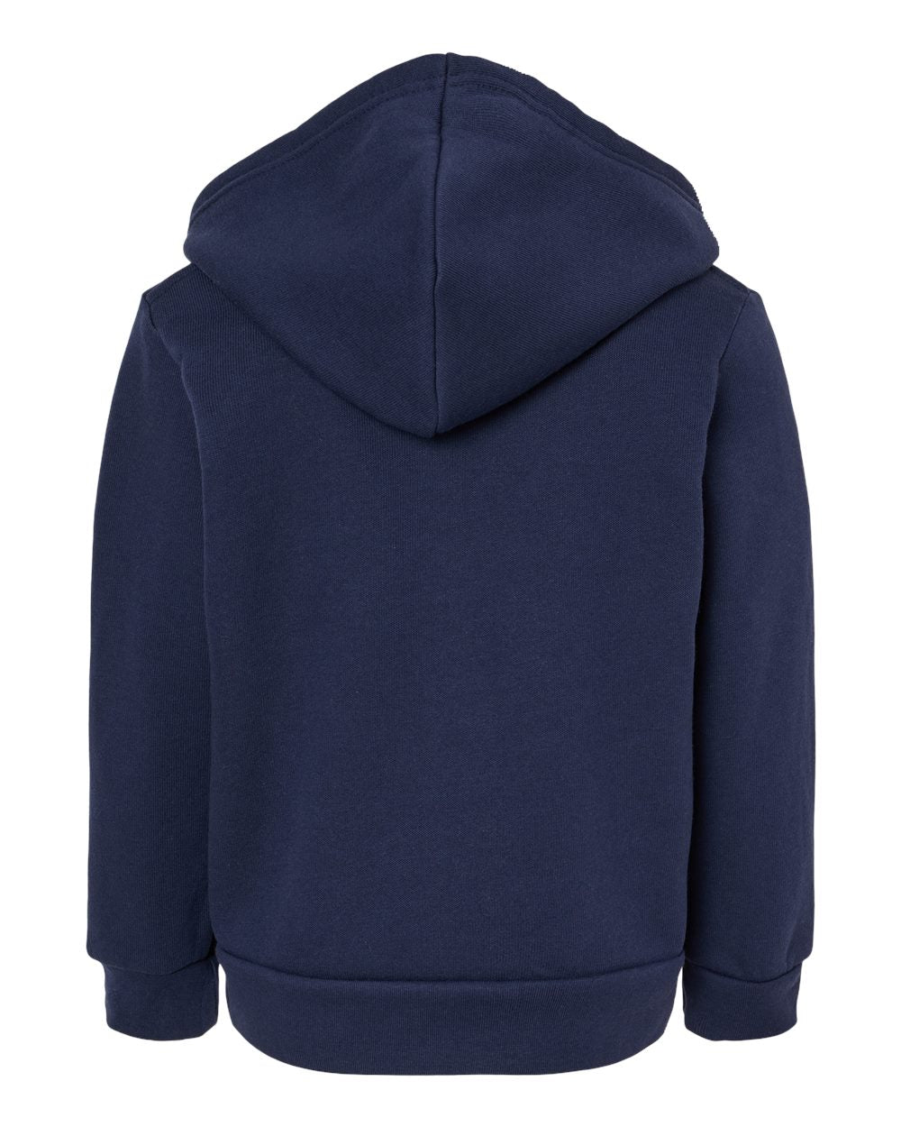Toddler Sponge Fleece Full-Zip Hoodie - Back - B07706653 - Navy