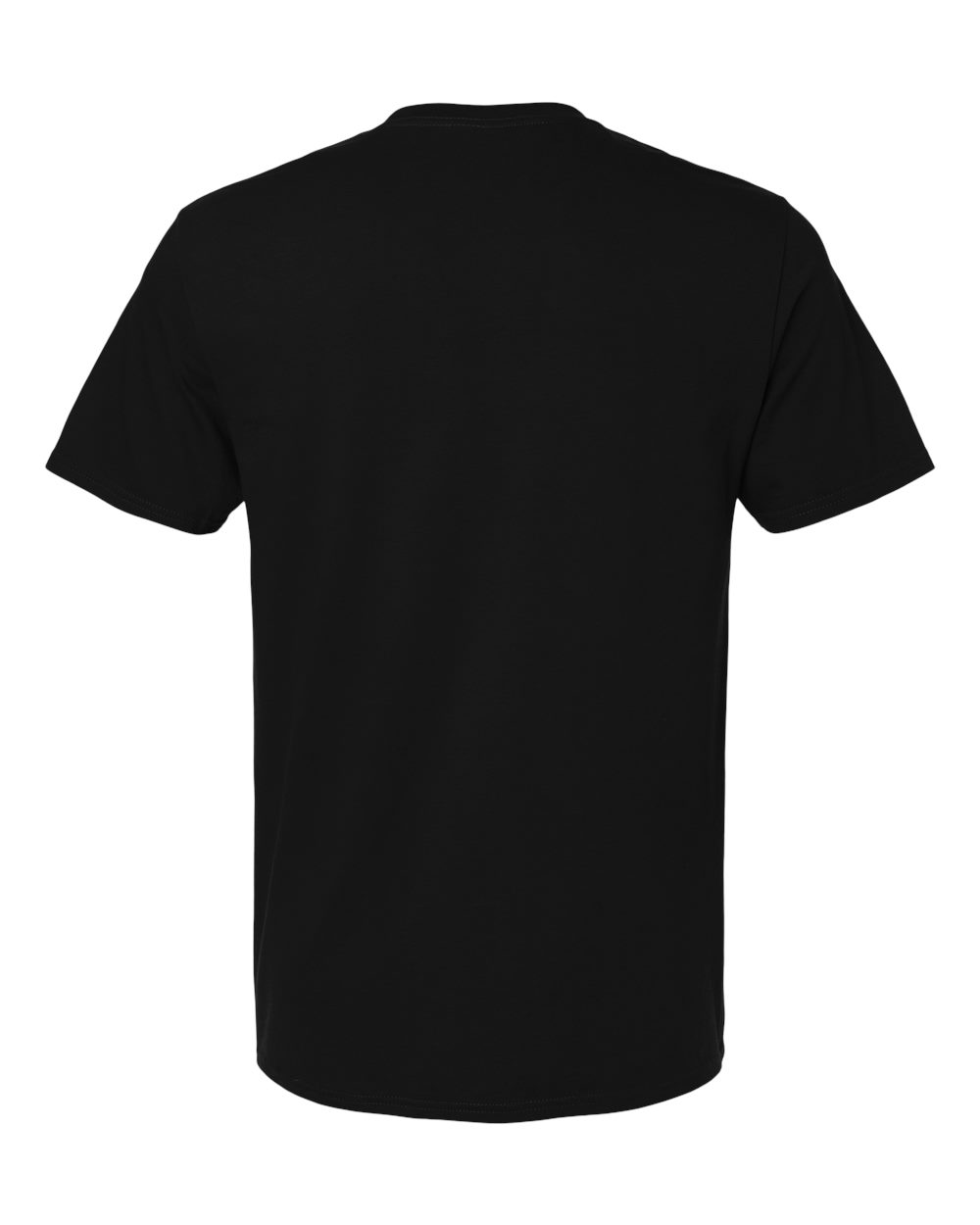 Premium Cotton T-Shirt - Back - B01335502 - Black Ink