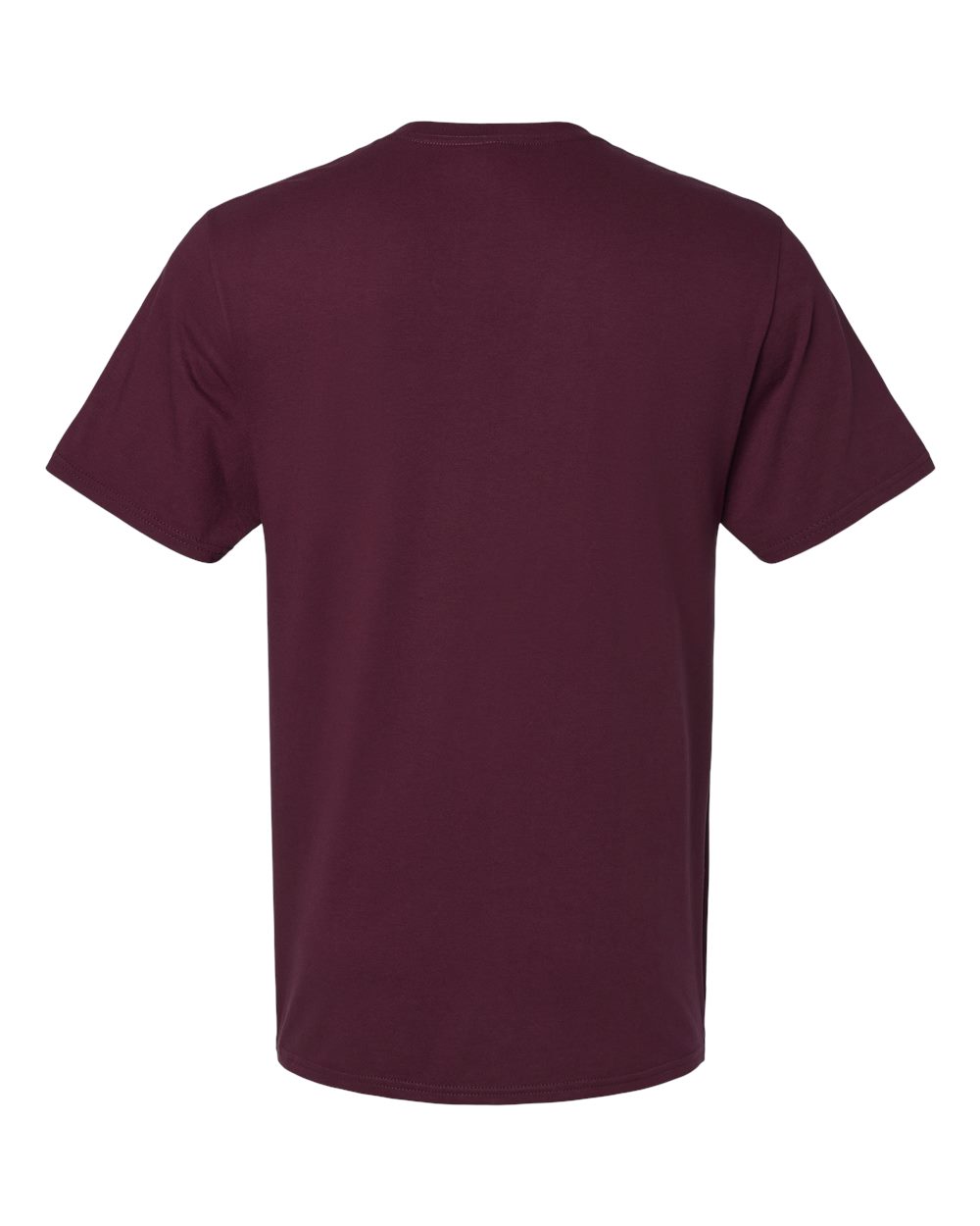 Premium Cotton T-Shirt - Back - B01335532 - Maroon