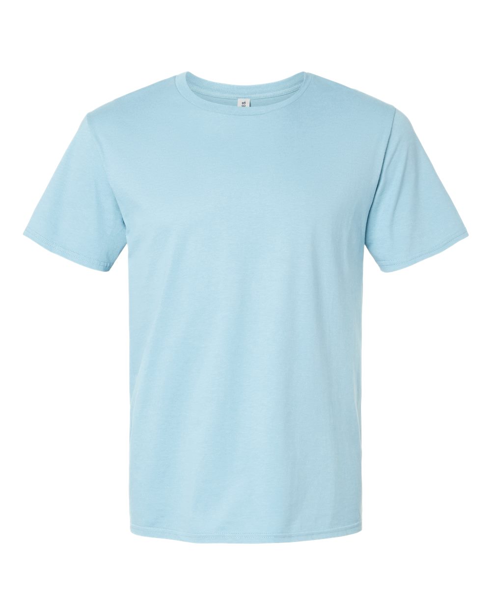 Premium Cotton T-Shirt - Front - B01335252 - Breezy Blue