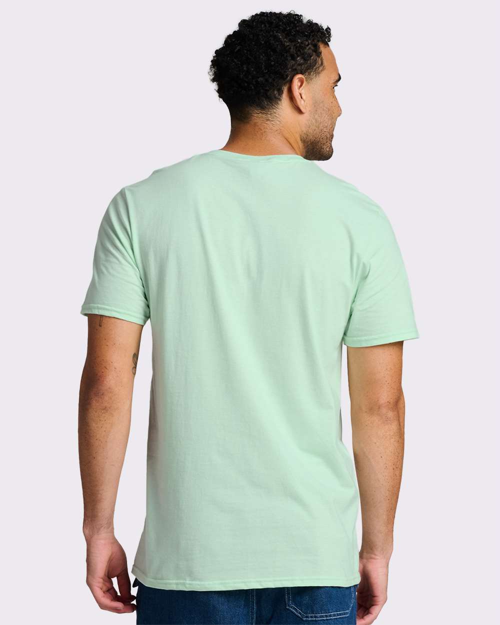 Premium Cotton T-Shirt - OnModelBack - B01335112 - Mint To Be