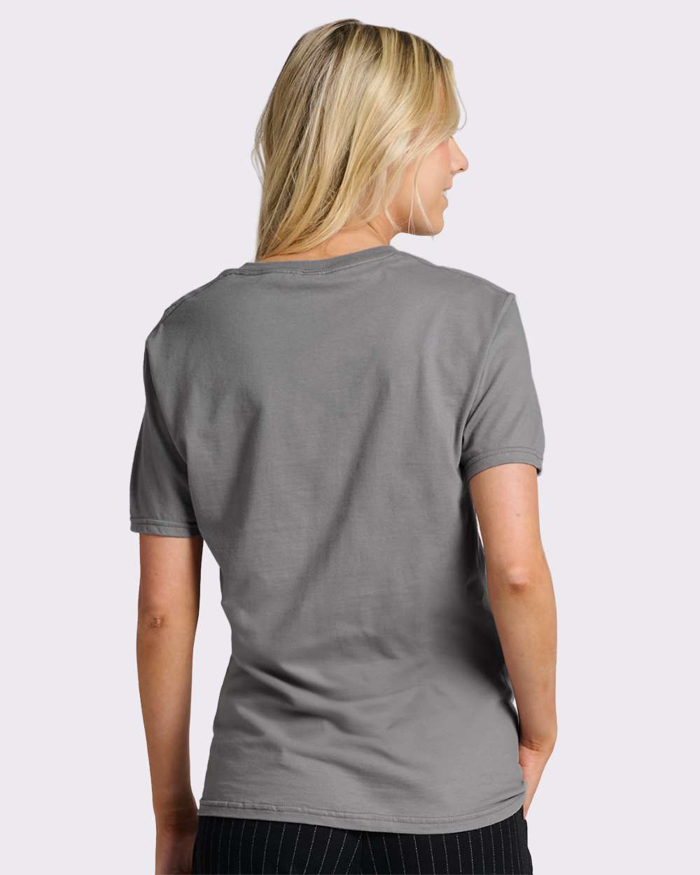 Premium Cotton T-Shirt - OnModelBack - B01335582 - Rock