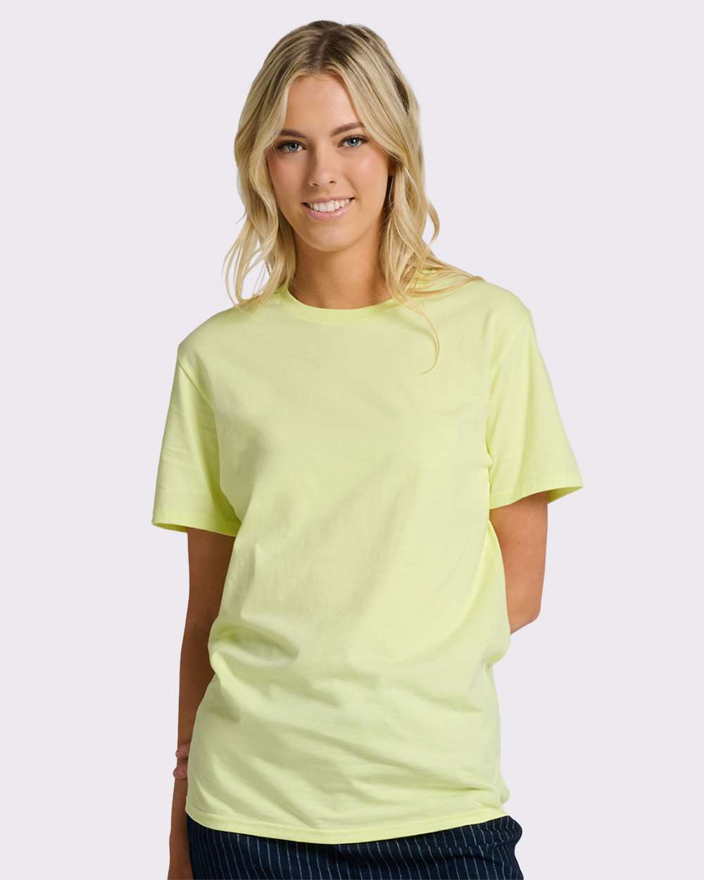 Premium Cotton T-Shirt - OnModelFront - B01335172 - Celery Juice
