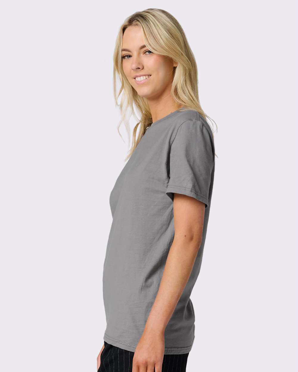 Premium Cotton T-Shirt - OnModelSide - B01335582 - Rock