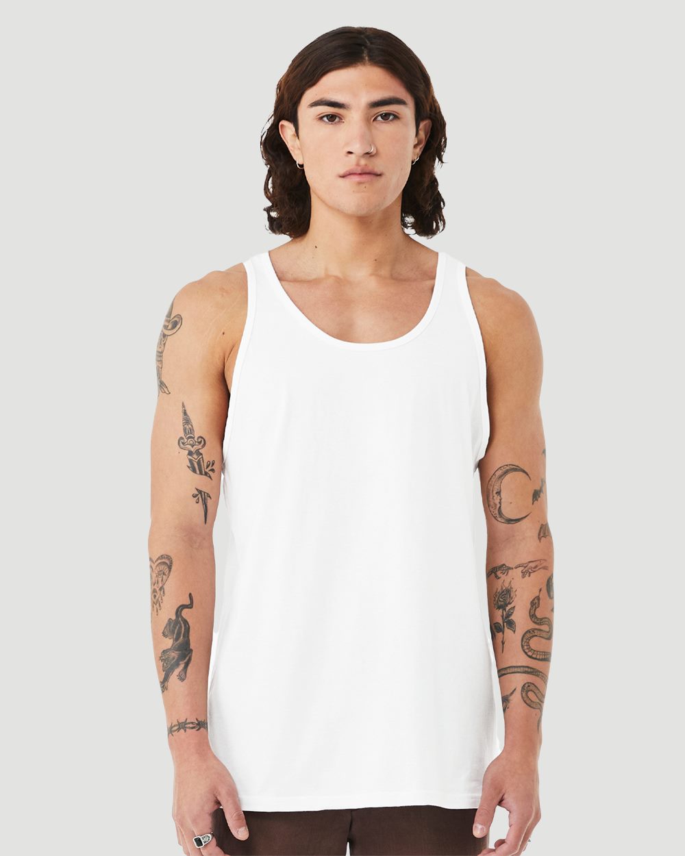 Unisex Heather CVC Tank - styleImage