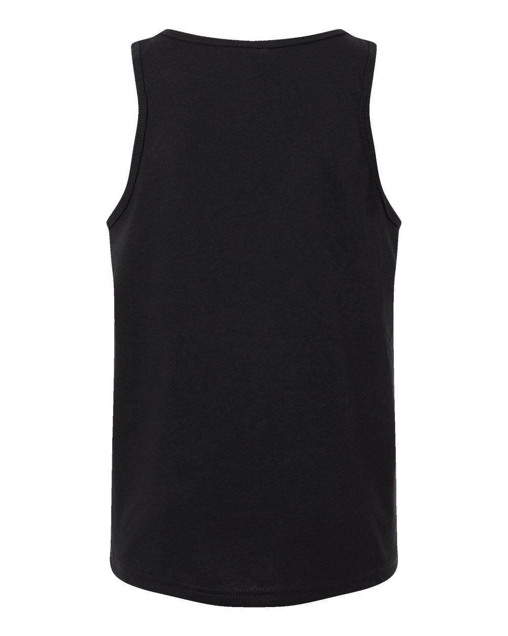Youth Heather CVC Tank - Back - B04306513 - Solid Black Blend