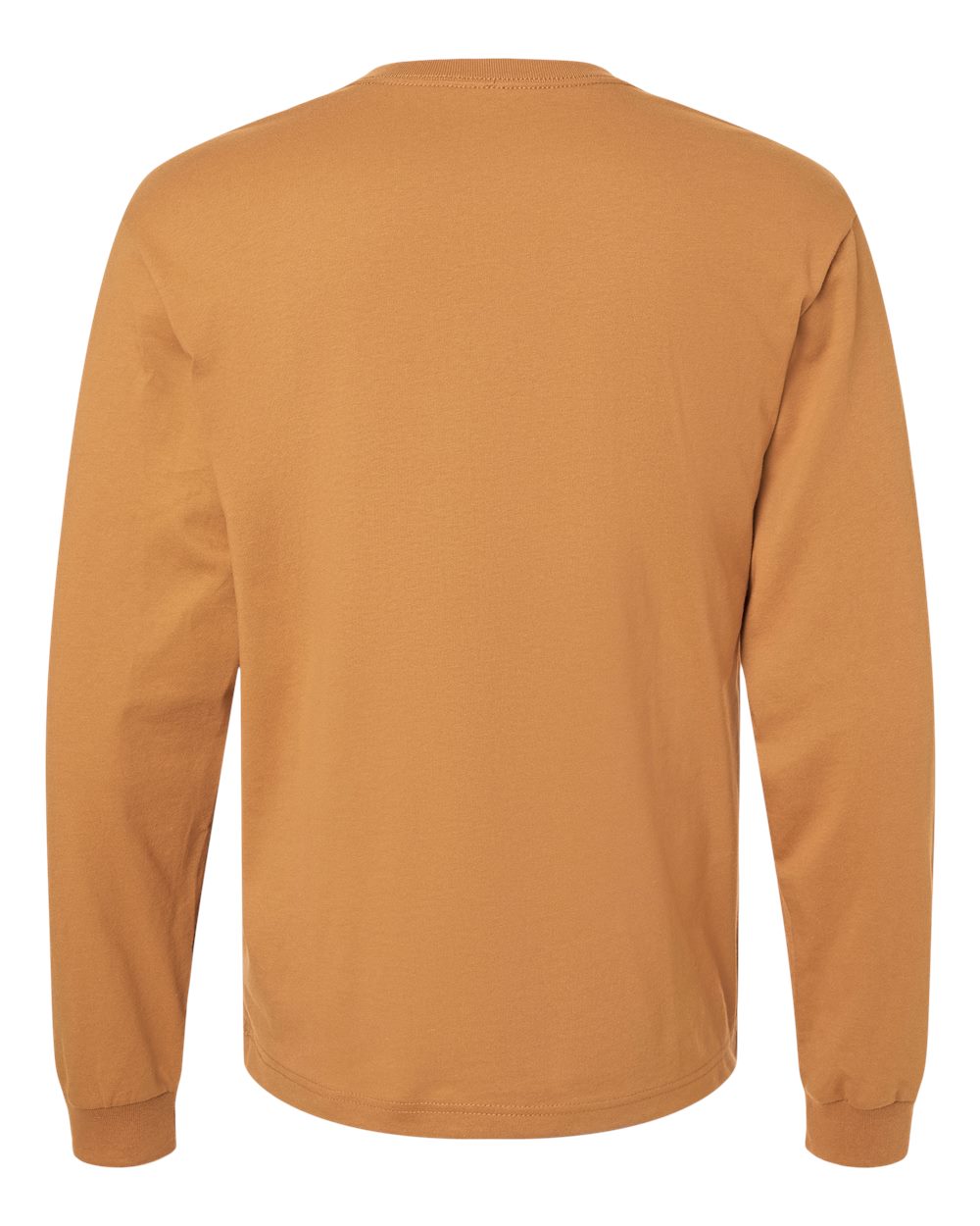 6 oz. Heavyweight Long Sleeve Tee - Back - B06206102 - Toast