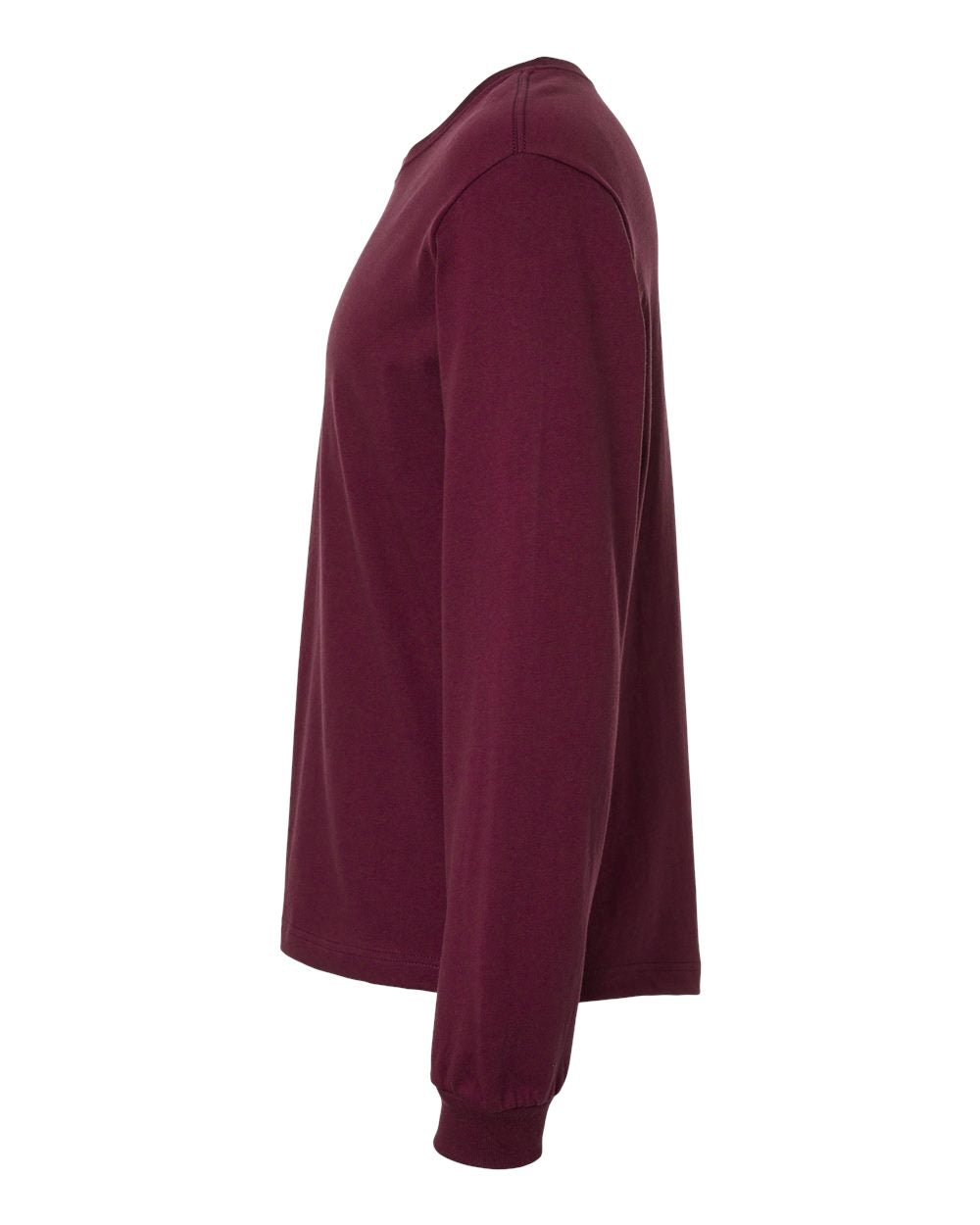 6 oz. Heavyweight Long Sleeve Tee - DirectSide - B06206292 - Maroon