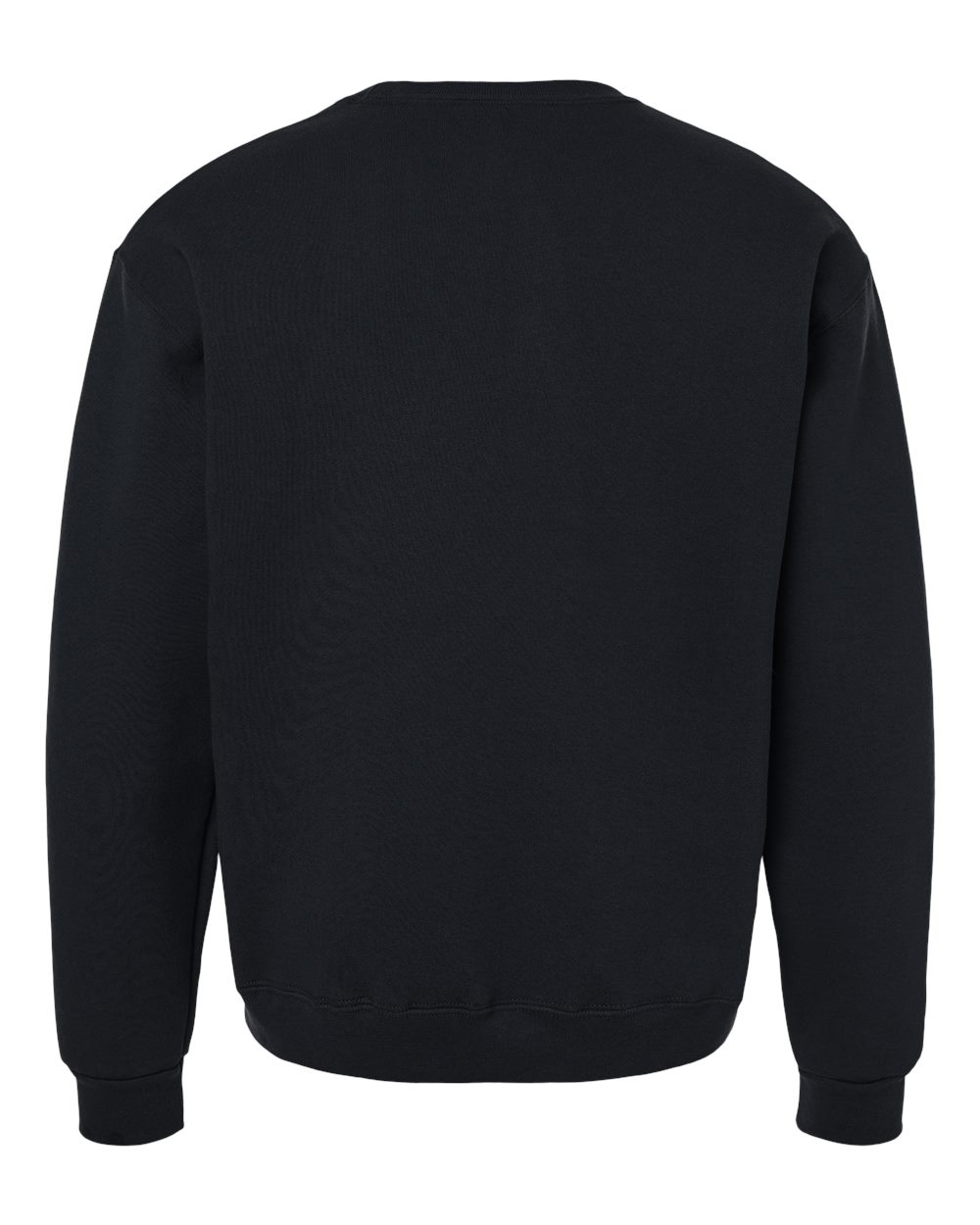 Unisex Rugged Crewneck Sweatshirt - Back - B01435503 - Black Ink