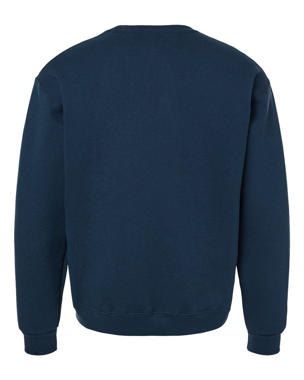 Unisex Rugged Crewneck Sweatshirt - Back - B01435653 - Washed Navy
