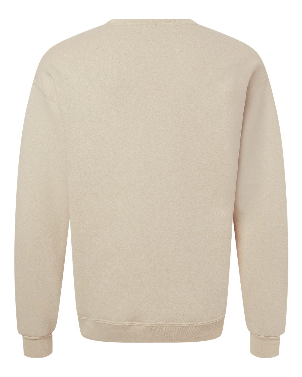 Unisex Rugged Crewneck Sweatshirt - Back - B01435733 - Putty