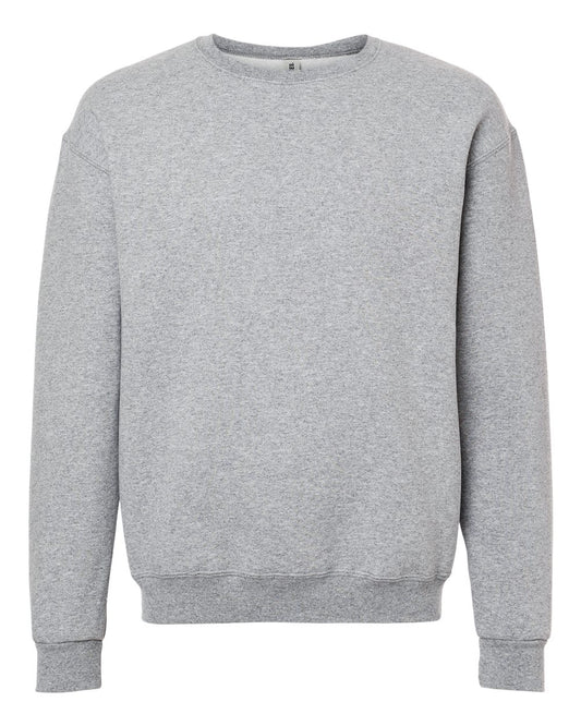 Unisex Rugged Crewneck Sweatshirt - Front - B01435583 - Athletic Heather
