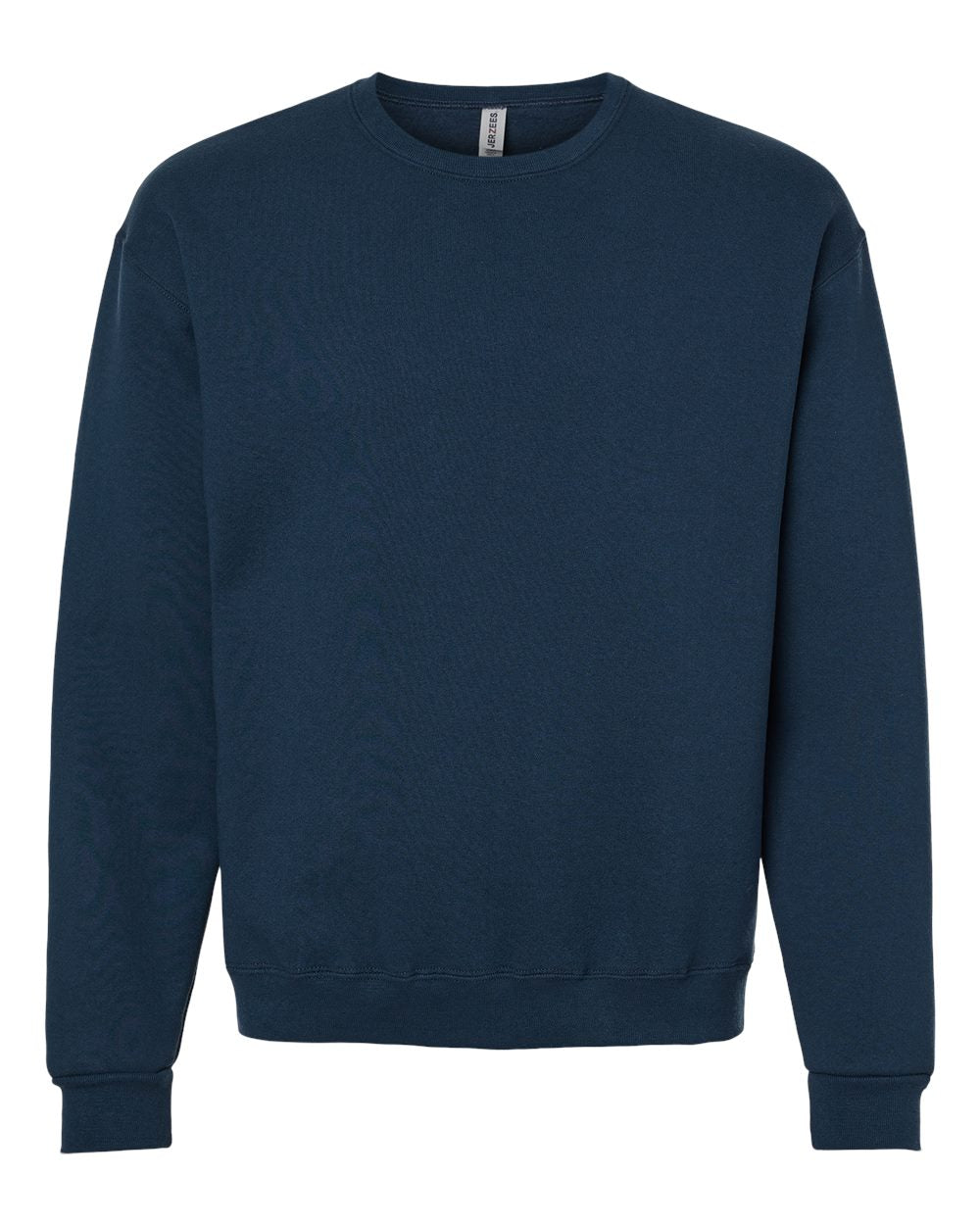 Unisex Rugged Crewneck Sweatshirt - Front - B01435653 - Washed Navy