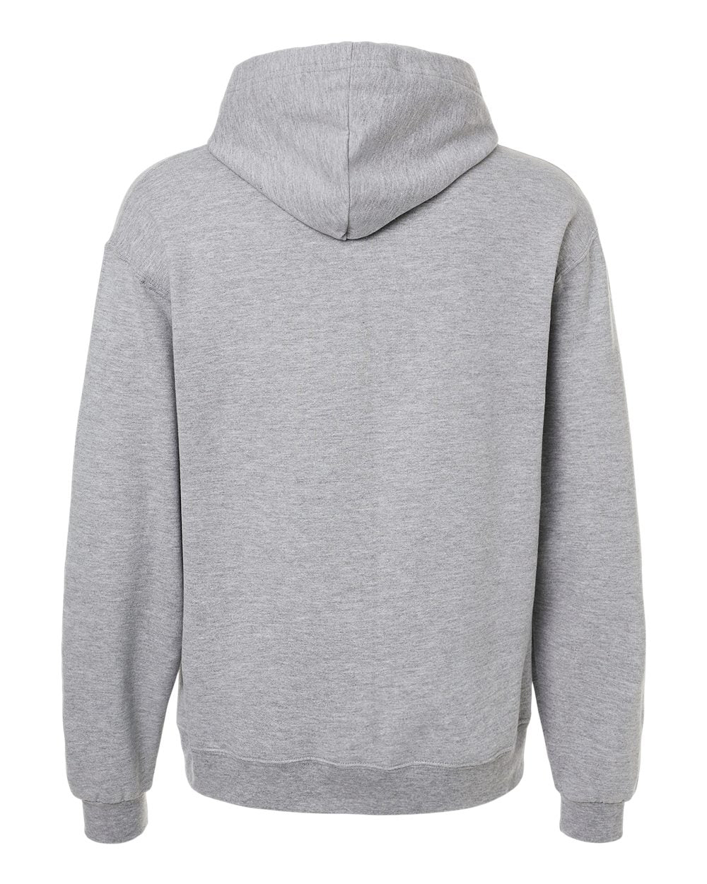 Unisex Ultimate CVC Hooded Sweatshirt - Back - B01835583 - Athletic Heather