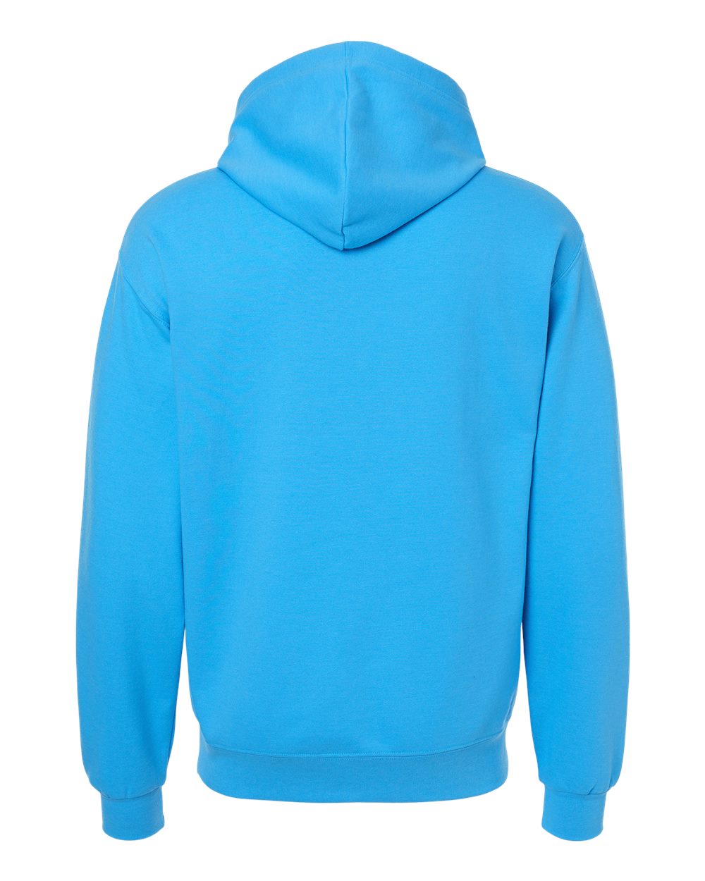 Unisex Ultimate CVC Hooded Sweatshirt - Back - B01835813 - Soul Blue Heather