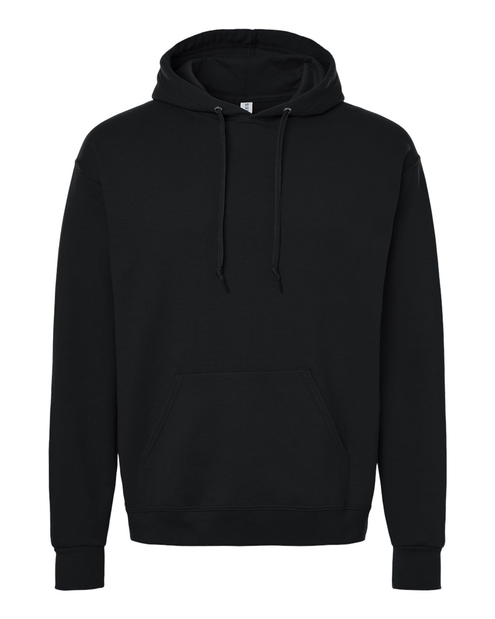 Unisex Ultimate CVC Hooded Sweatshirt - Front - B01835503 - Black Ink