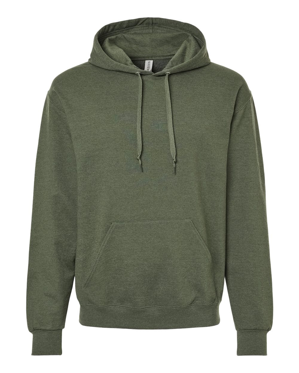 Unisex Ultimate CVC Hooded Sweatshirt - Front - B01835543 - Military Green Heather