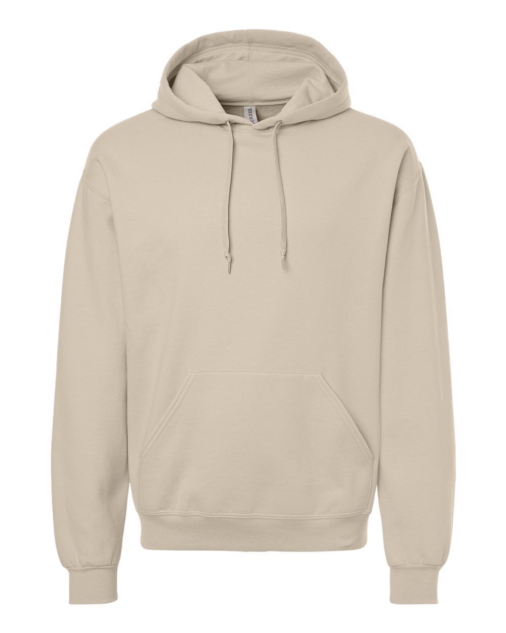 Unisex Ultimate CVC Hooded Sweatshirt - Front - B01835733 - Putty