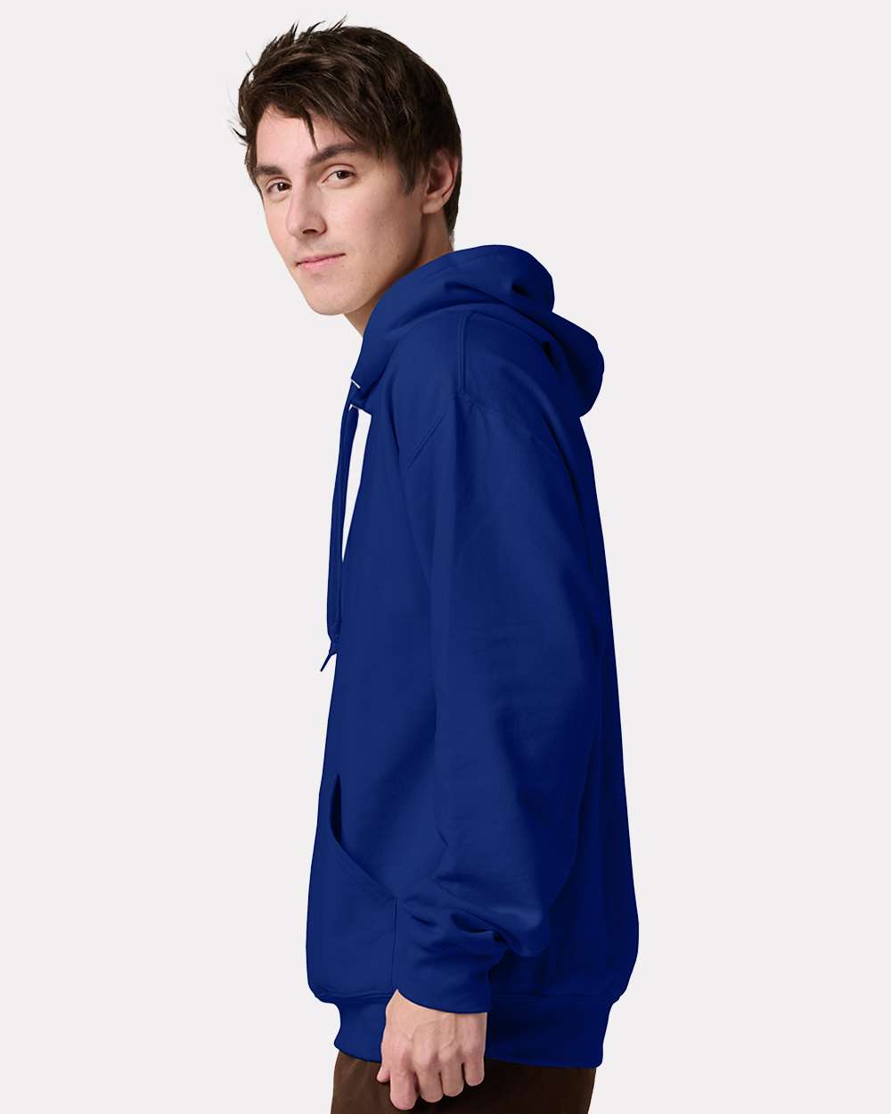 Unisex Ultimate CVC Hooded Sweatshirt - OnModelSide - B01835673 - Orchid