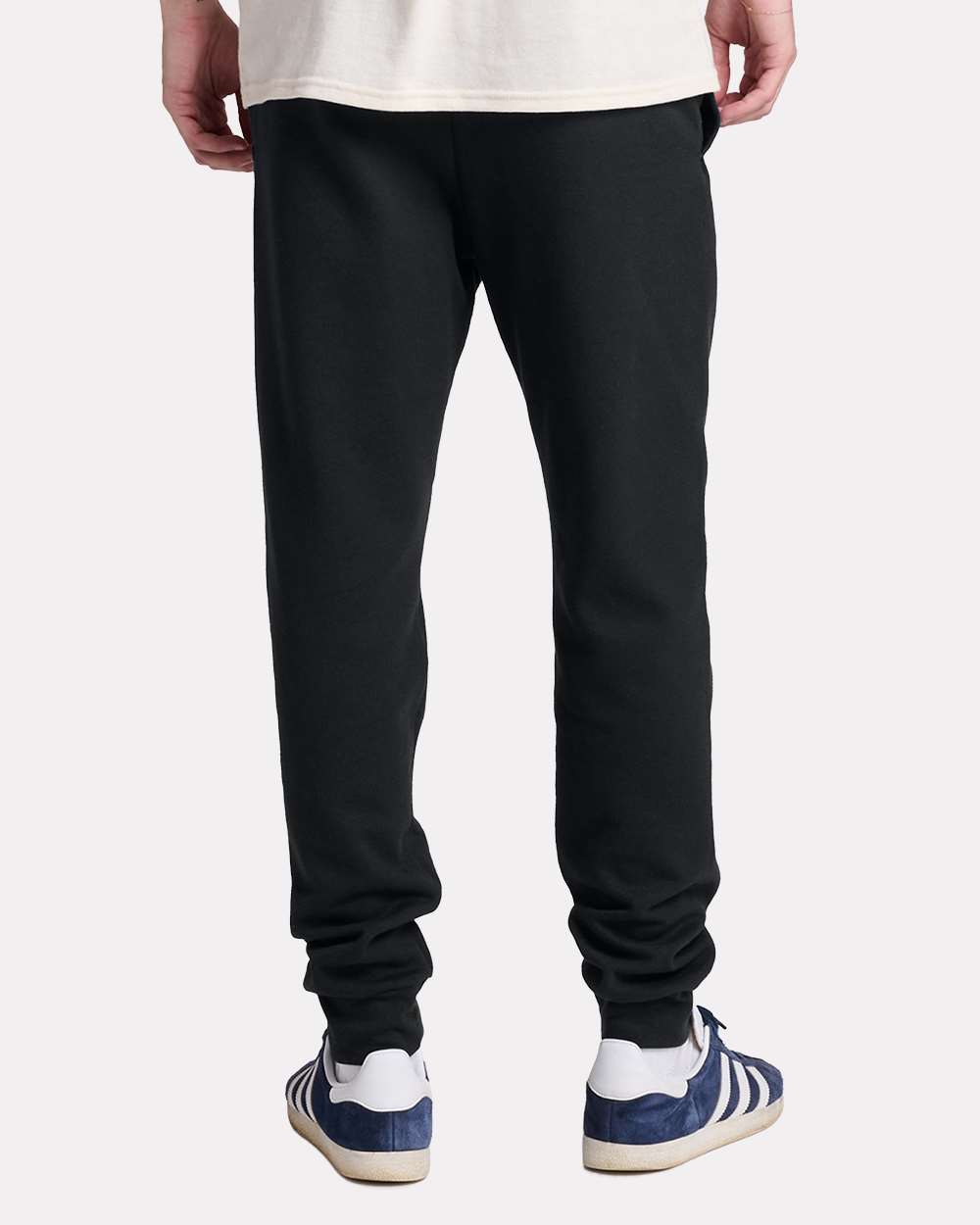 Unisex Ultimate CVC Jogger - OnModelBack - B01935503 - Black Ink