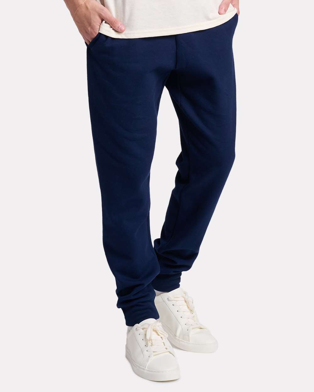 Unisex Ultimate CVC Jogger - OnModelFront - B01935653 - J. Navy