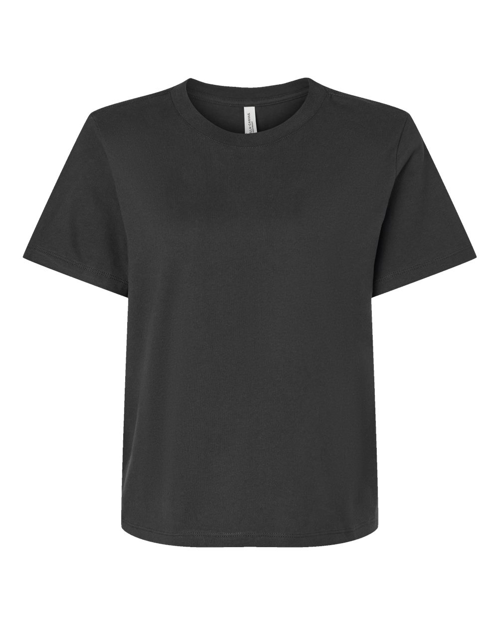 Women's 6 oz Heavyweight Tee - Front - B06606202 - Dark Grey