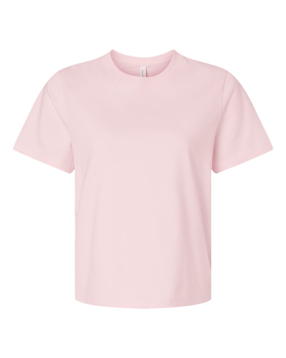 Women's 6 oz Heavyweight Tee - Front - B06606462 - Soft Pink