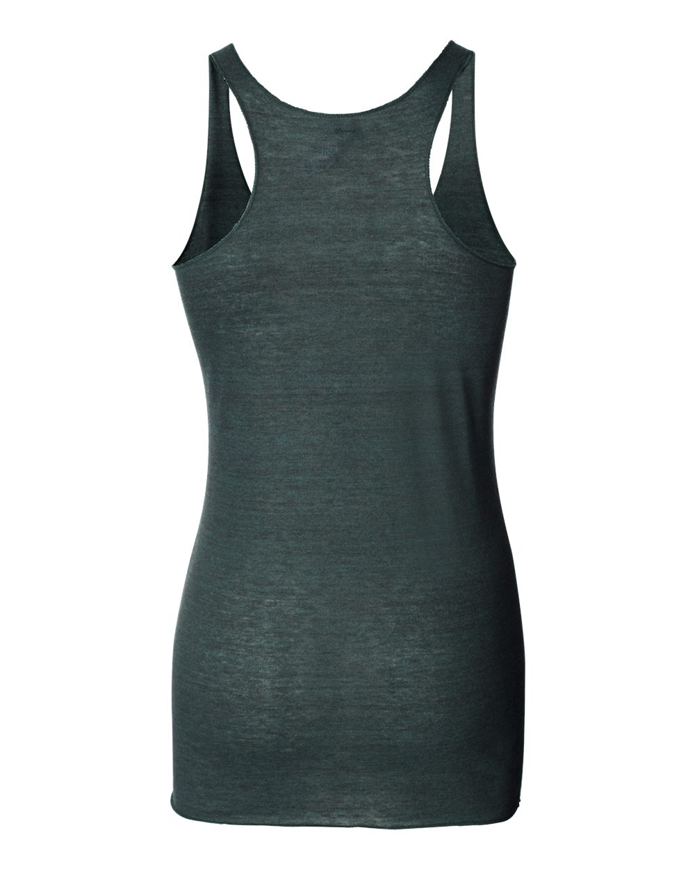 Women's Triblend Racerback Tank - Back - B13106232 - Emerald Triblend