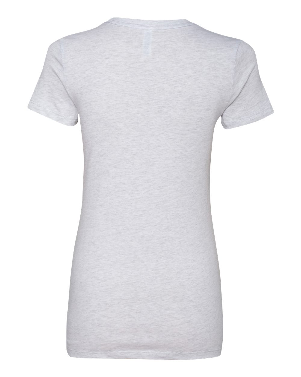 Women's Slim Fit Tee - Back - B50306013 - Solid White Blend