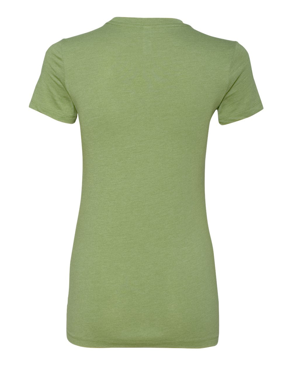Women's Slim Fit Tee - Back - B50306193 - Heather Green