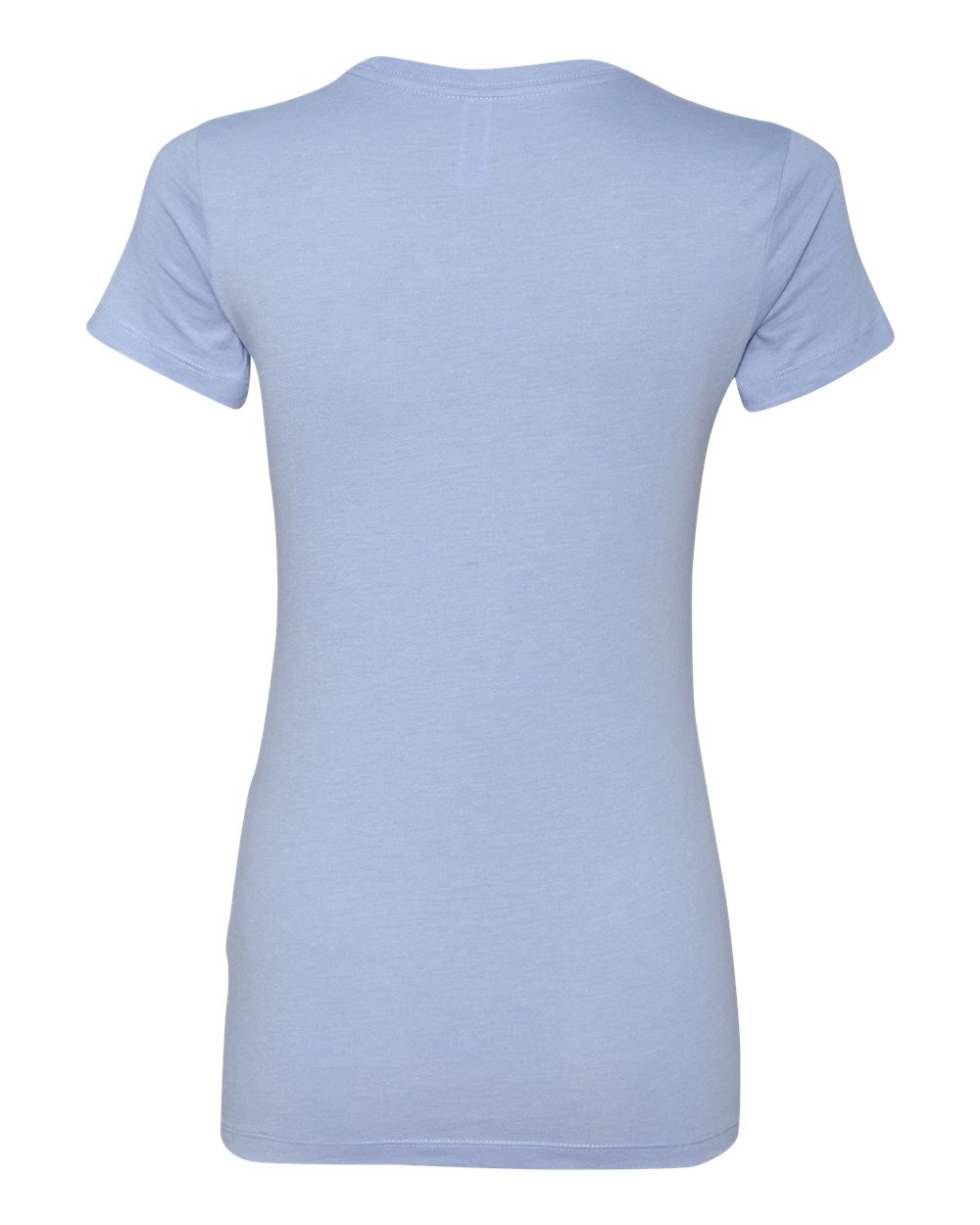 Women's Slim Fit Tee - Back - B50306266 - Heather Blue