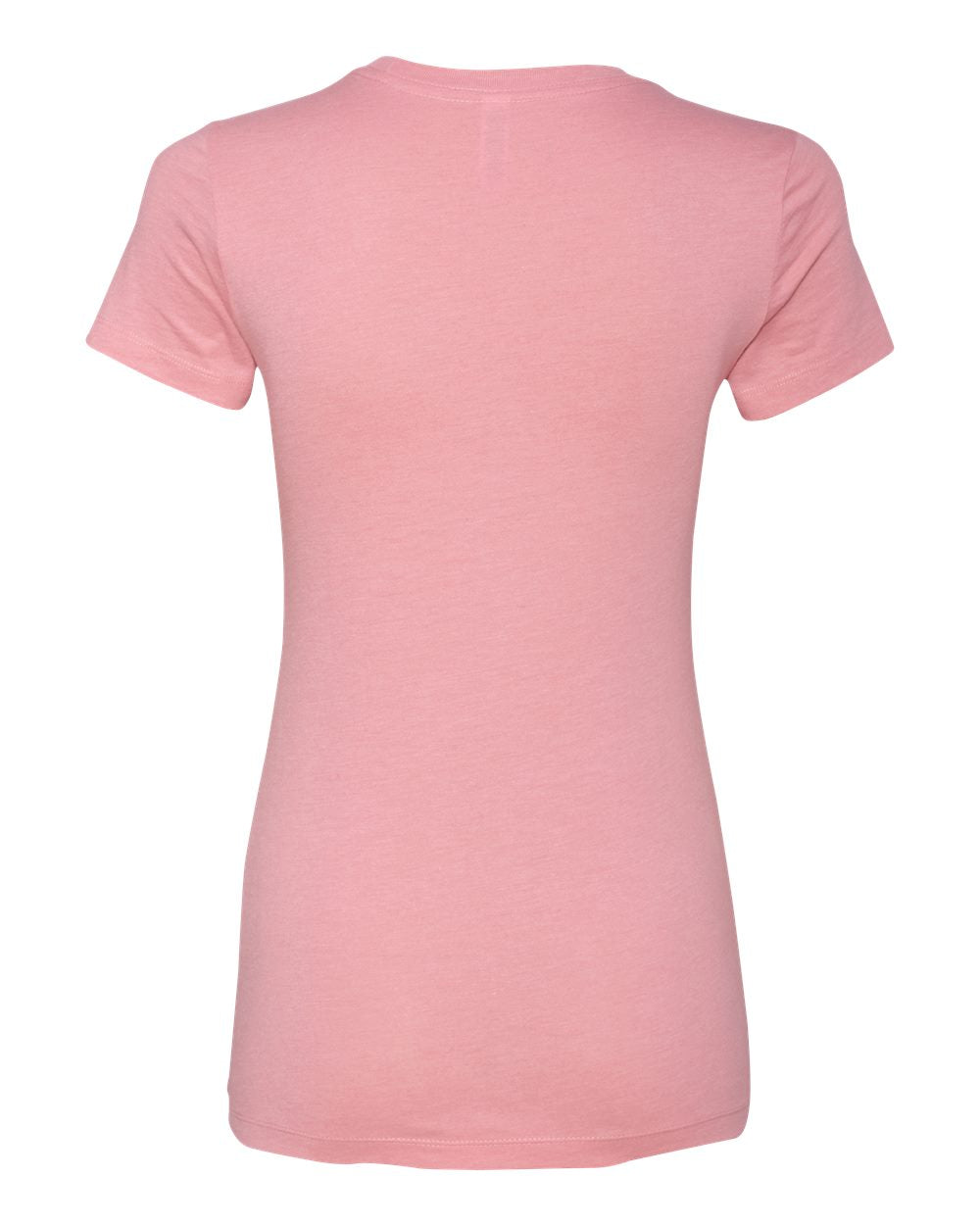 Women's Slim Fit Tee - Back - B50306314 - Heather Pink