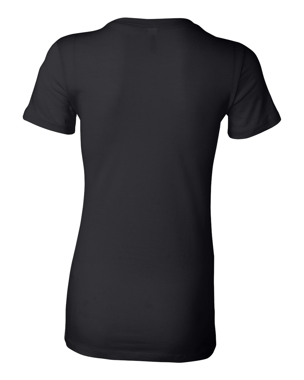 Women's Slim Fit Tee - Back - B50306503 - Black
