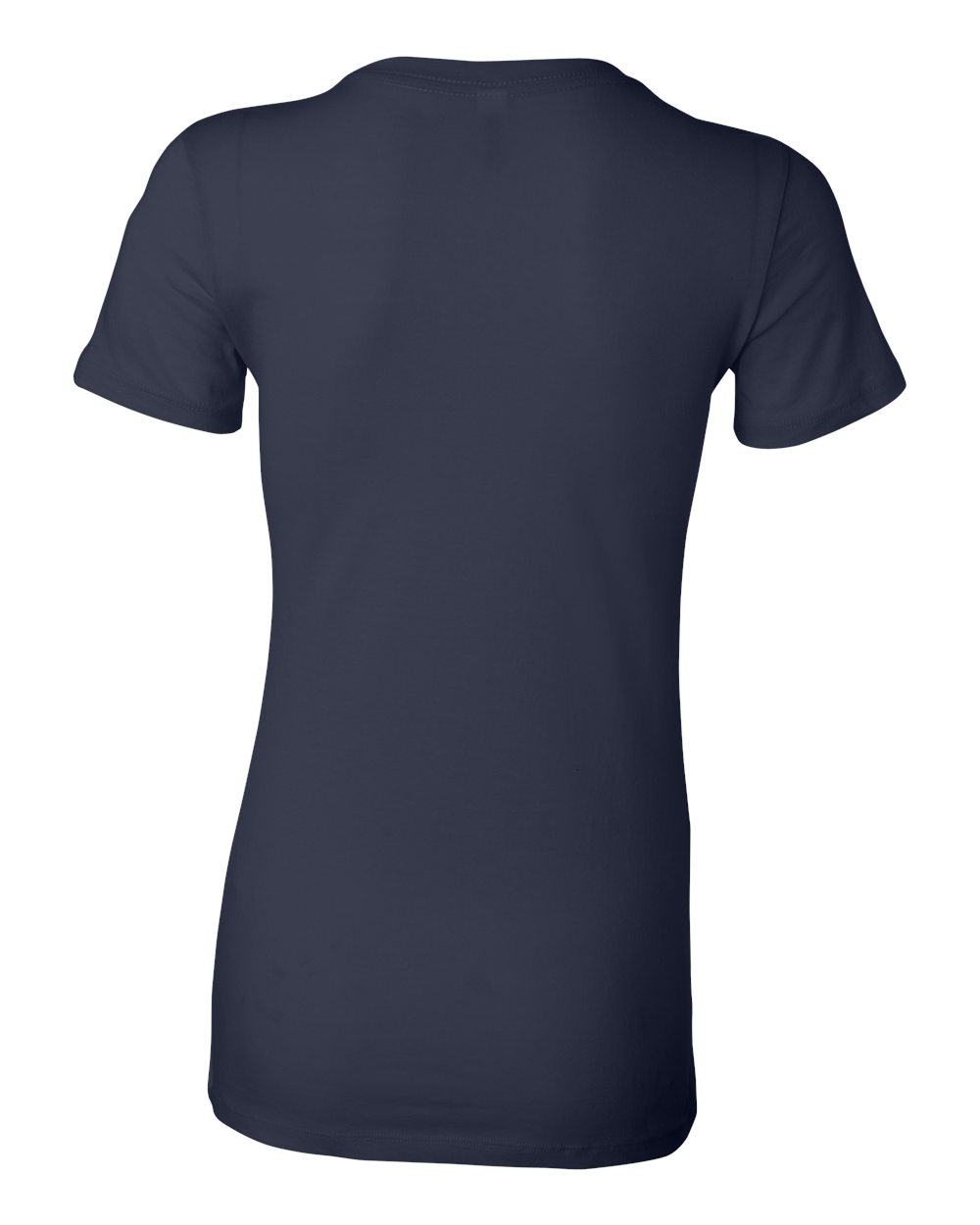 Women's Slim Fit Tee - Back - B50306653 - Navy