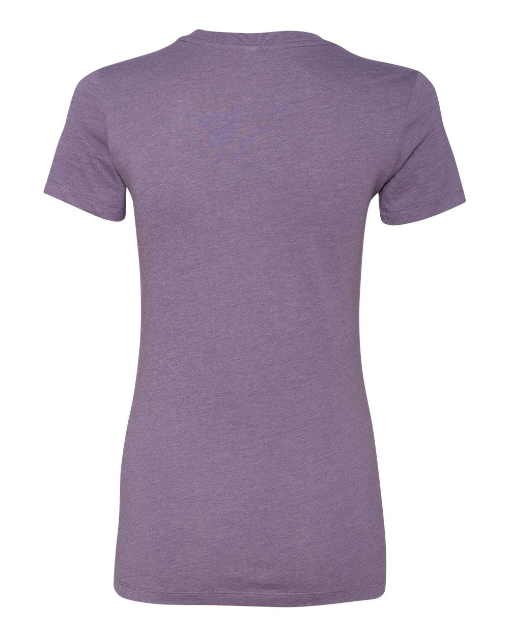 Women's Slim Fit Tee - Back - B50306673 - Heather Purple