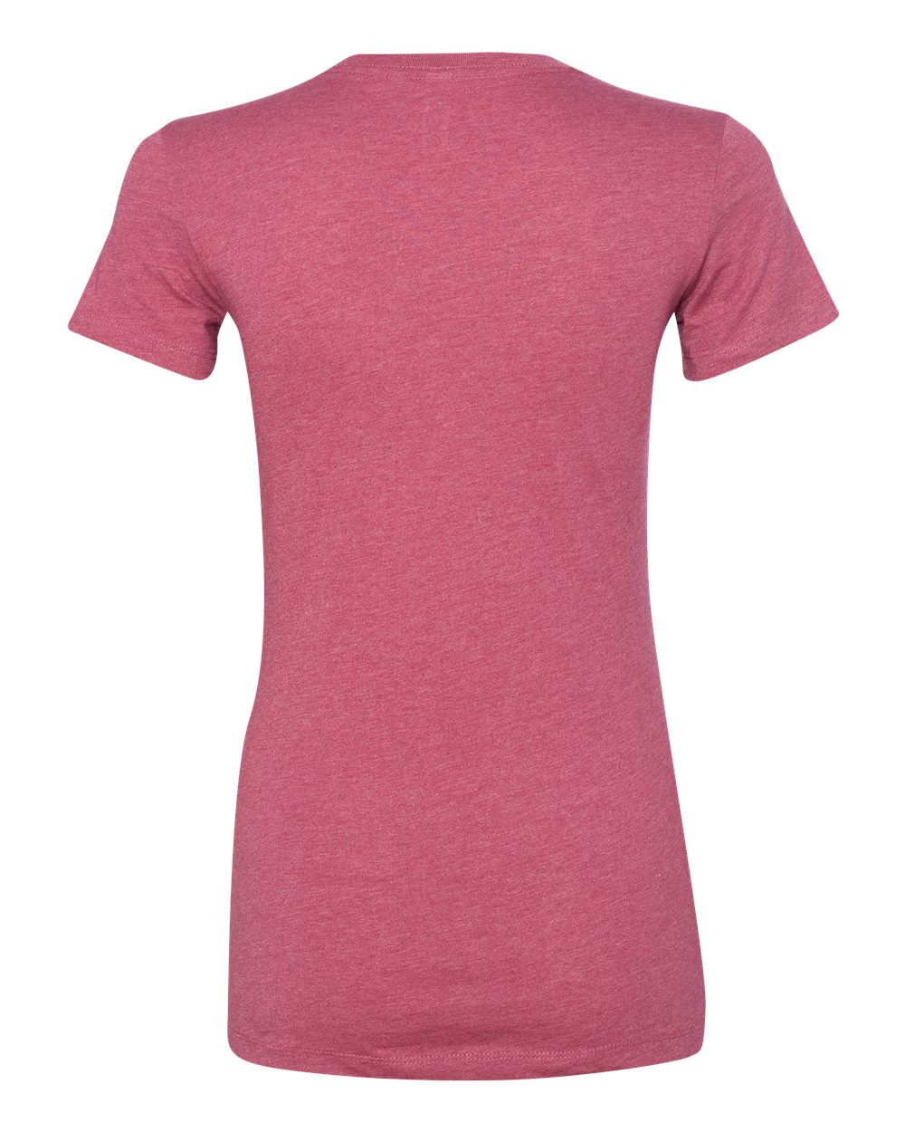 Women's Slim Fit Tee - Back - B50306693 - Heather Raspberry