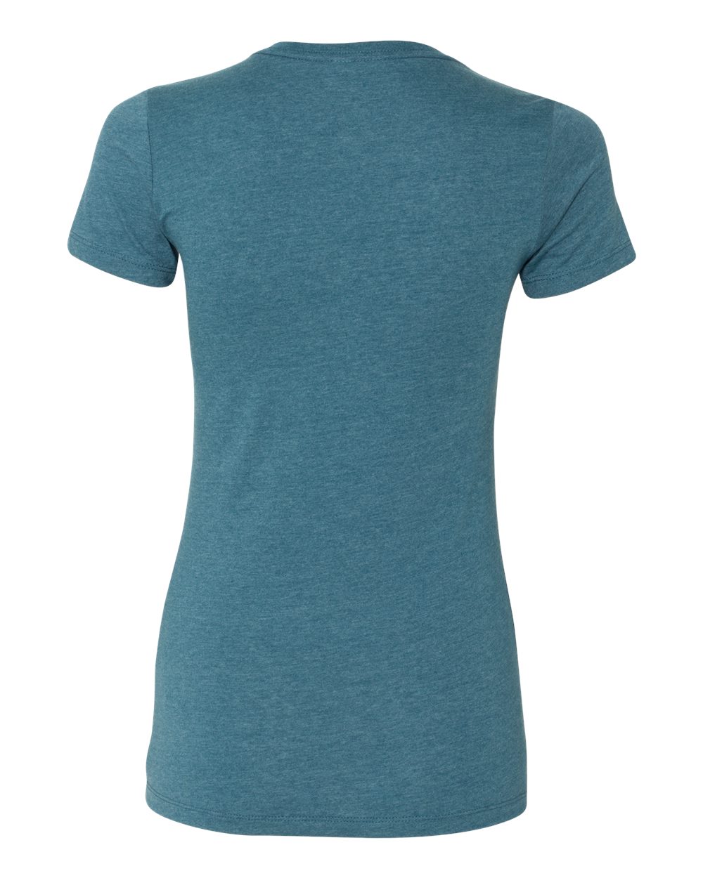 Women's Slim Fit Tee - Back - B50306773 - Heather Deep Teal