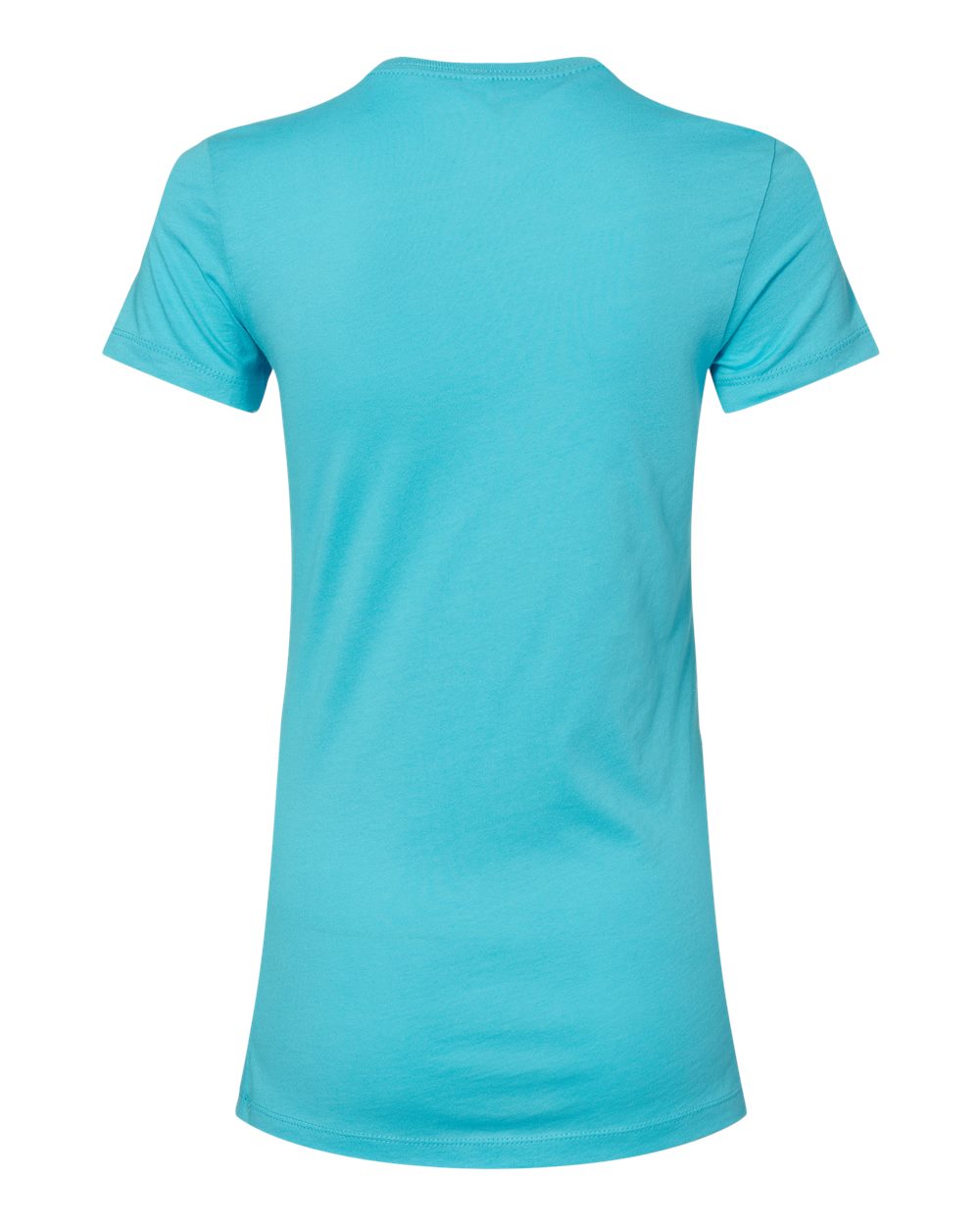 Women's Slim Fit Tee - Back - B50306783 - Turquoise