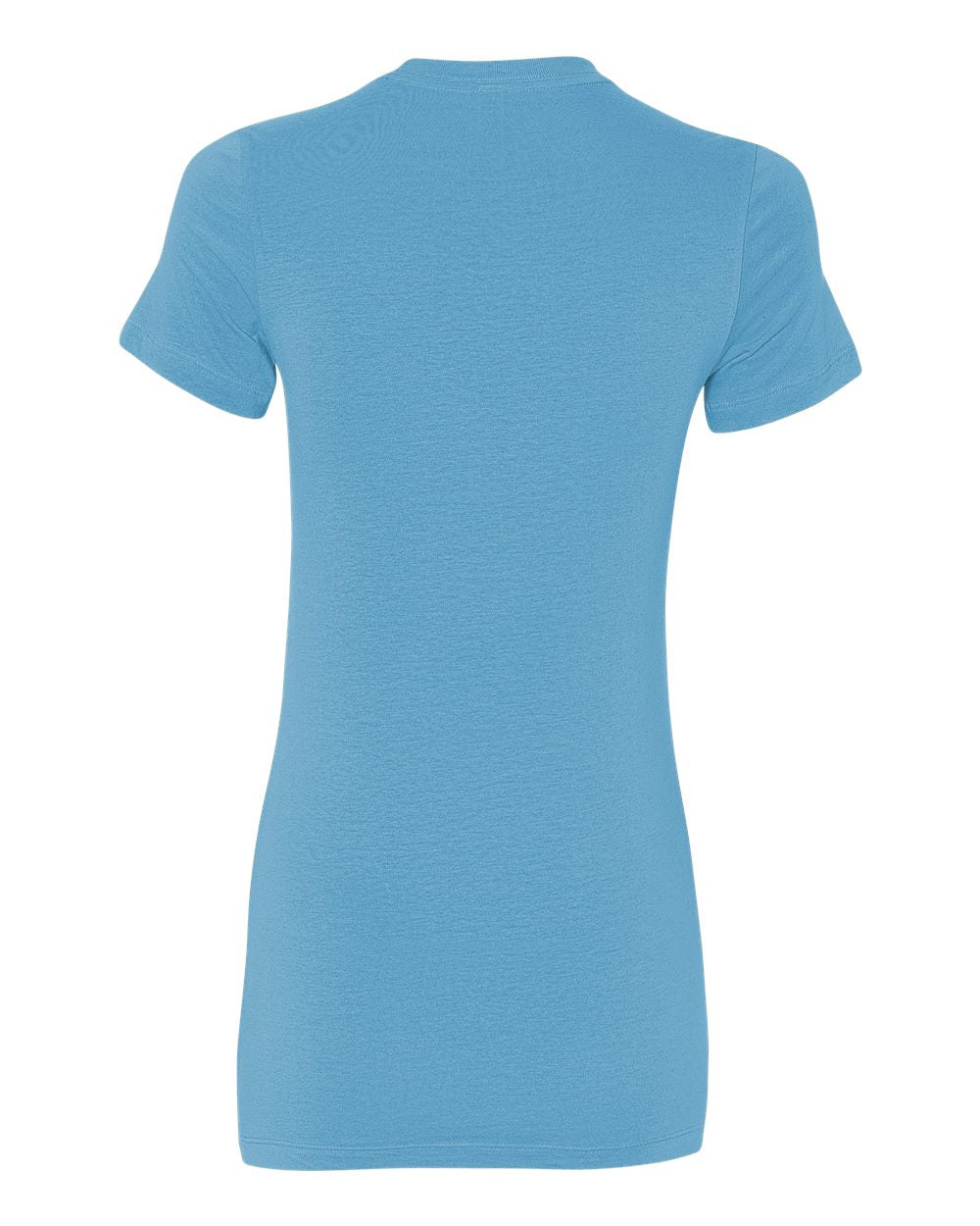 Women's Slim Fit Tee - Back - B50306817 - Ocean Blue