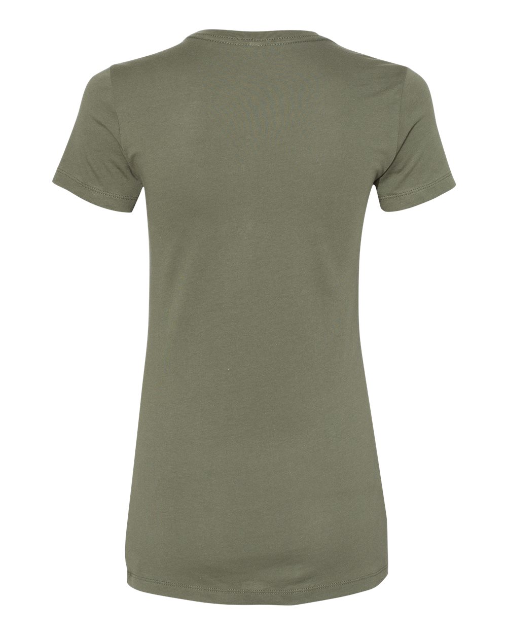 Women's Slim Fit Tee - Back - B50306963 - Military Green