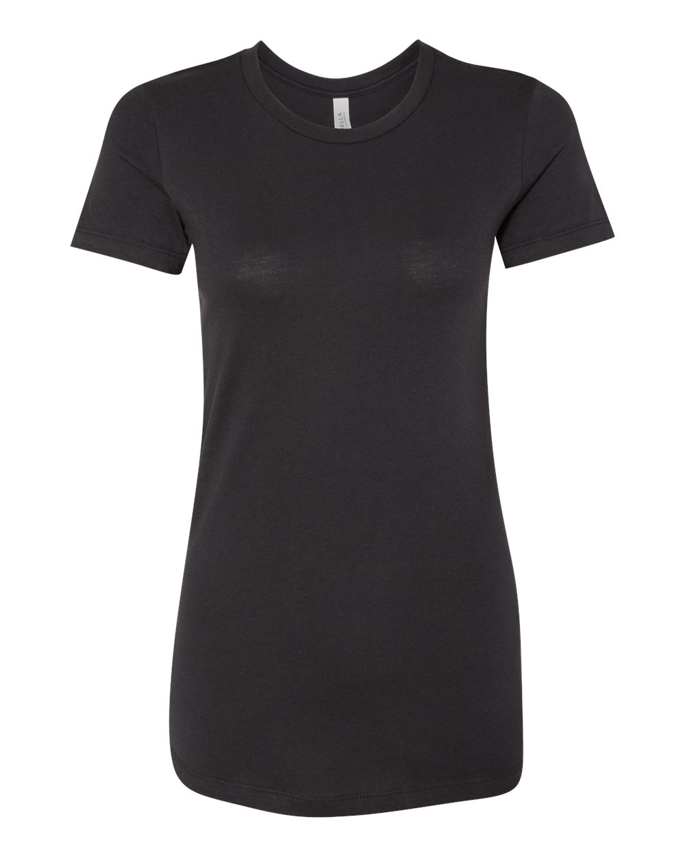 Women's Slim Fit Tee - Front - B50306083 - Dark Grey