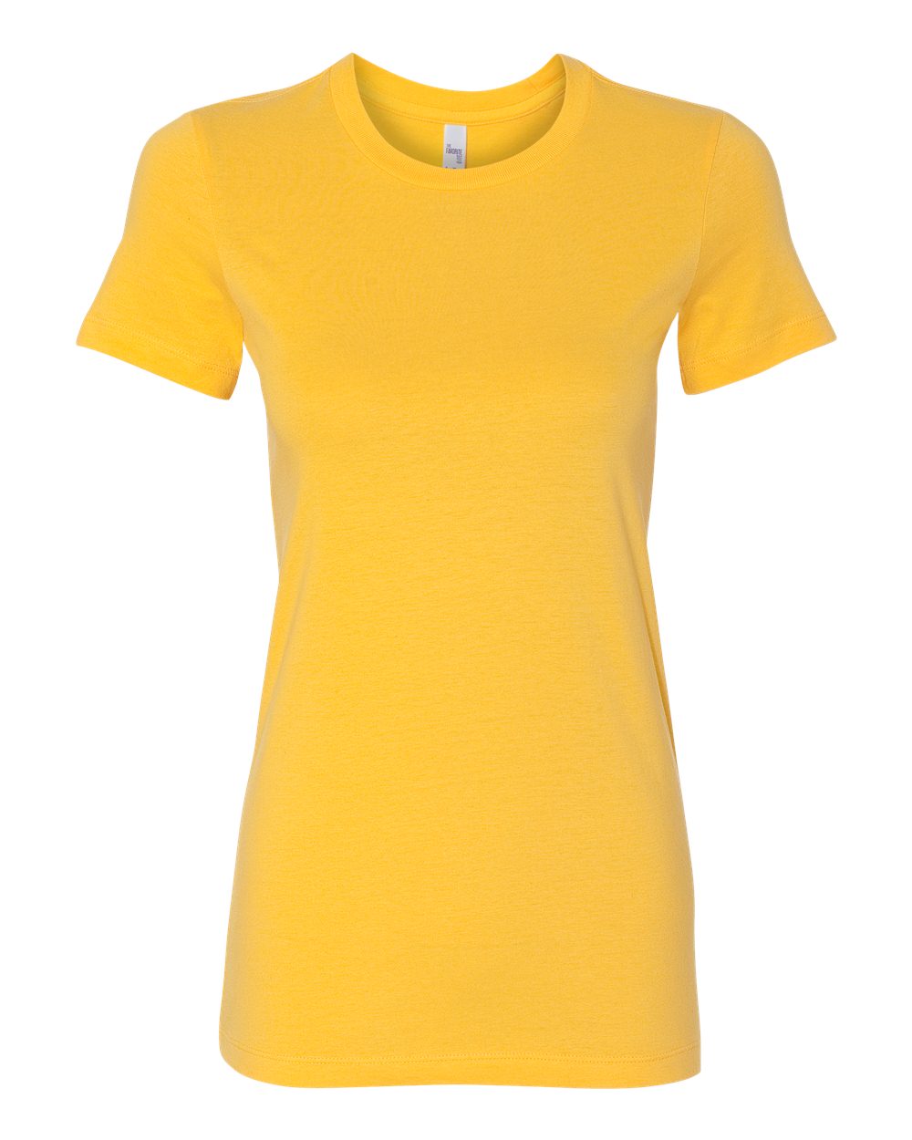 Women's Slim Fit Tee - Front - B50306123 - Gold