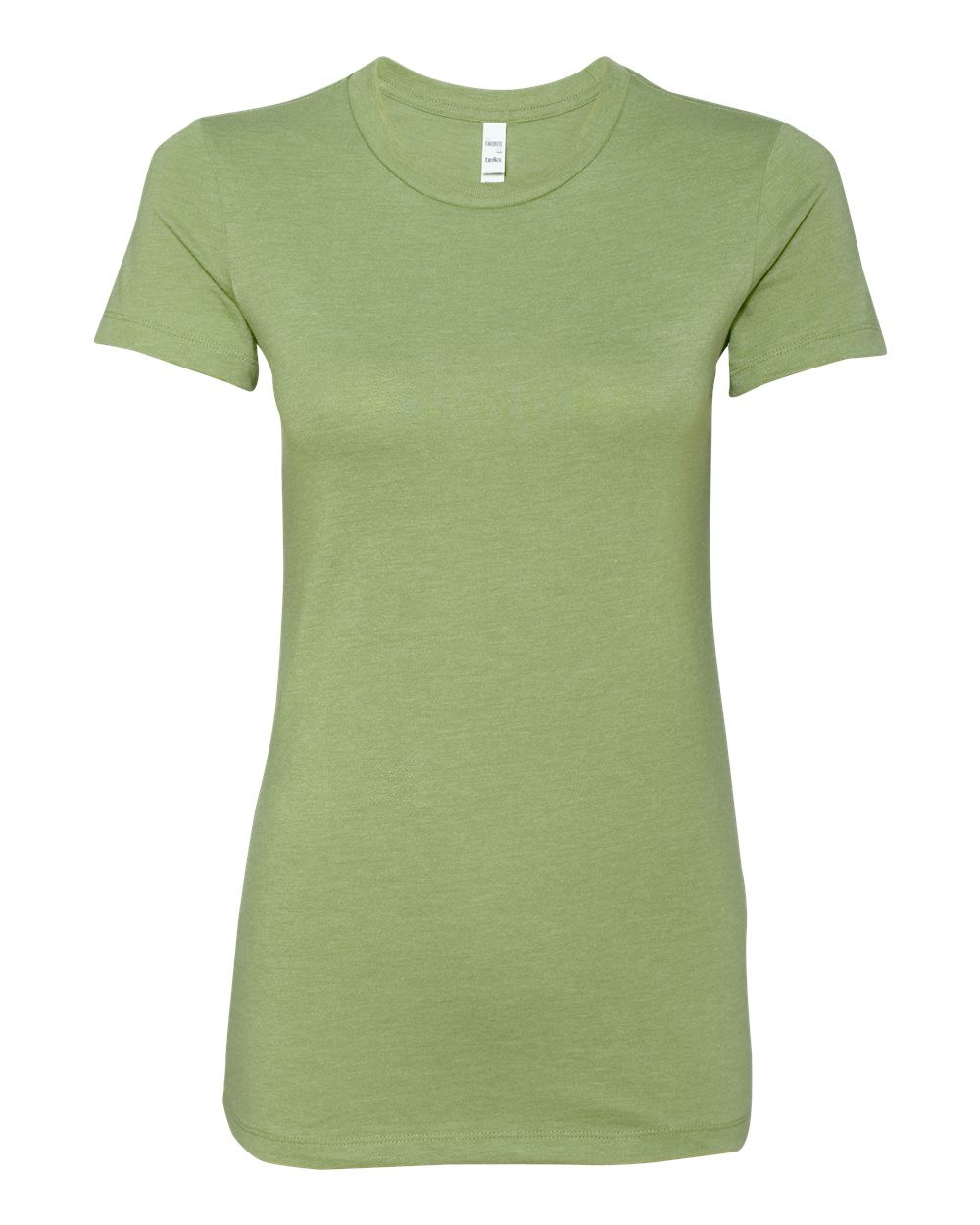Women's Slim Fit Tee - Front - B50306193 - Heather Green